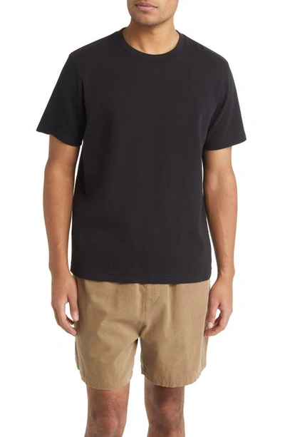 Shop Frame Duo Fold Cotton T-shirt In Noir