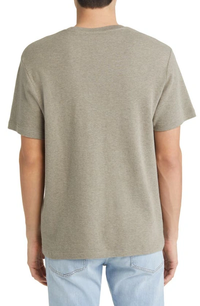 Frame Duo Fold Cotton T-shirt In Heather Dark Beige