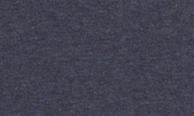 Shop Frame Duo Fold Cotton T-shirt In Heather Dark Blue