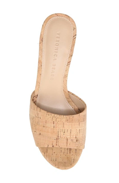 Shop Veronica Beard Dali Platform Slide Sandal In Natural