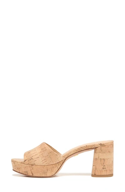 Shop Veronica Beard Dali Platform Slide Sandal In Natural