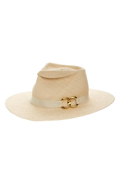 Shop Gladys Tamez Douglas Straw Hat In Cream