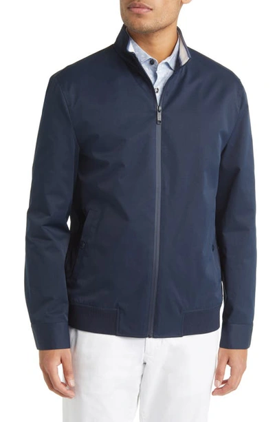 Shop Ted Baker Arzona Bomber Jacket In Navy