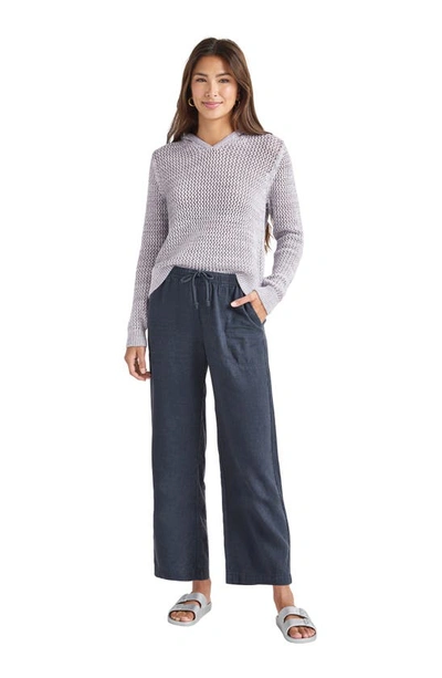 Splendid Oslo Wide Leg Pant In Navy