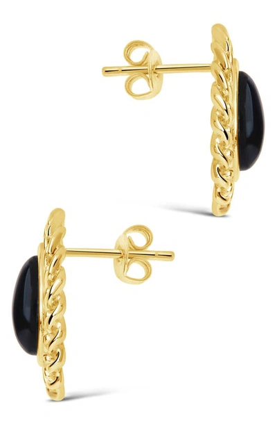 Shop Sterling Forever Ainsley Stud Earrings In Gold