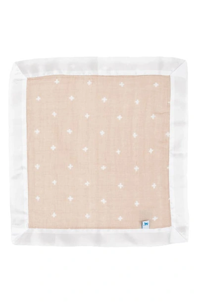 Shop Little Unicorn 3-pack Print Cotton Muslin Blankets In Taupe Cross