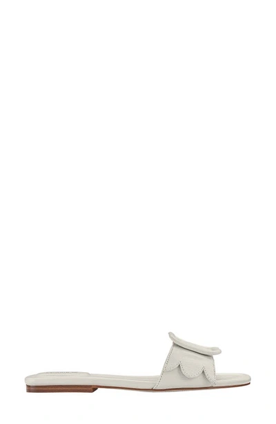 Shop Birdies Kiwi Slide Sandal In Bone Leather