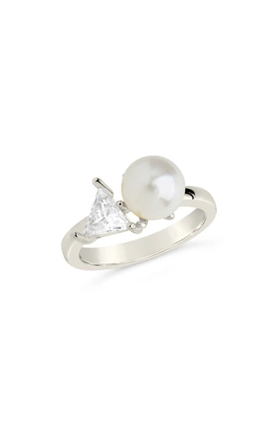 Shop Sterling Forever Dara Ring In Silver