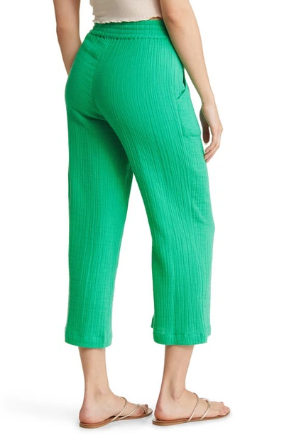 Rip Curl Premium Surf Cotton Beach Pants In Green