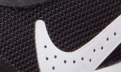 Shop Nike Kids' Omni Multi-court Sneaker In Black/ White