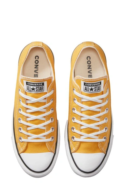 Shop Converse Chuck Taylor® All Star® Lift Low Top Platform Sneaker In Yellow/ Black/ White