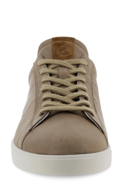 Shop Ecco Street Lite Retro Sneaker In Nutmeg Brown/ Camel