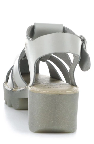 Fly London Emme Platform Fisherman Sandal In Cloud Bridle