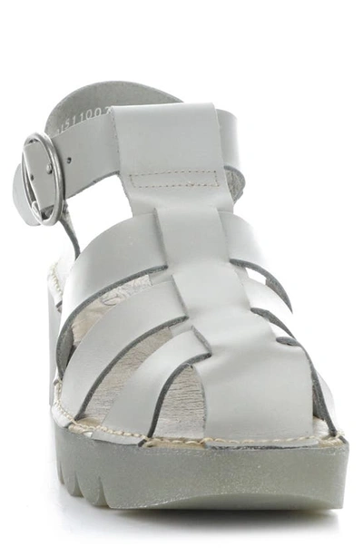Fly London Emme Platform Fisherman Sandal In Cloud Bridle