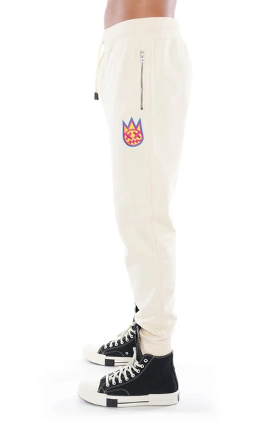 Shop Cult Of Individuality Cotton French Terry Sweatpants In Winter White