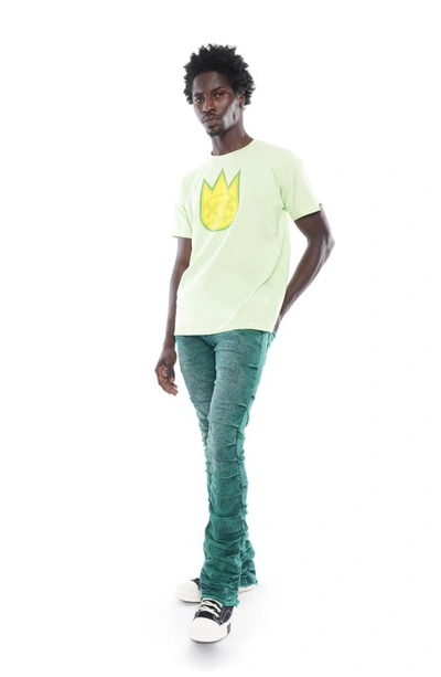 Shop Cult Of Individuality Shimuchan Cotton Graphic Tee In Patina Green