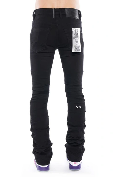 Shop Cult Of Individuality Hipster Nomad Stretch Denim Bootcut Jeans In Black