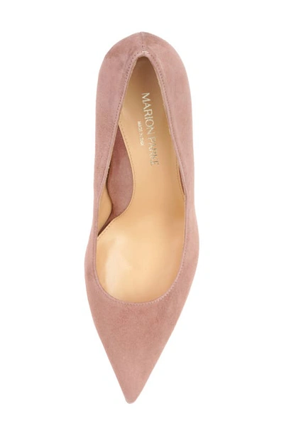 Shop Marion Parke Classic Pointed Toe Pump In Buff
