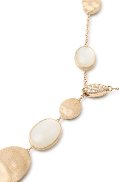 Shop Marco Bicego Siviglia Mother-of-pearl Y-necklace In Gold