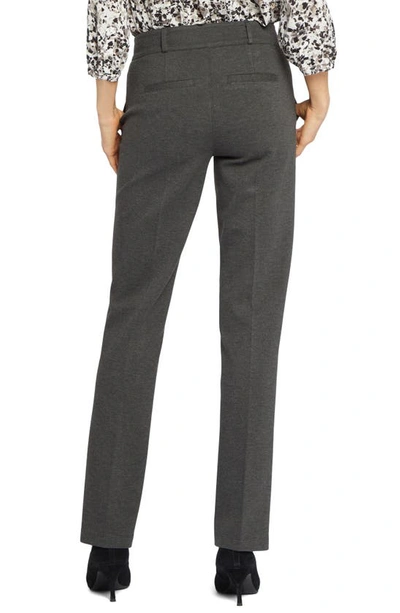 Nydj Classic Straight Pants In Charcoal Heathered