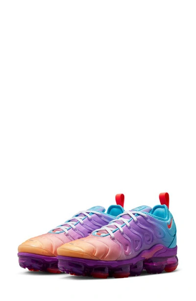 Shop Nike Air Vapor Max Plud Running Shoe In Fuchsia Dream/ Bright Crimson