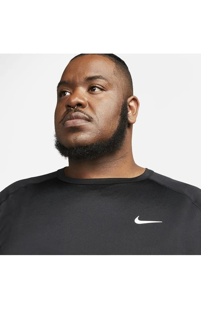 Shop Nike Dri-fit Ready Training T-shirt In Black/ Cool Grey/ White
