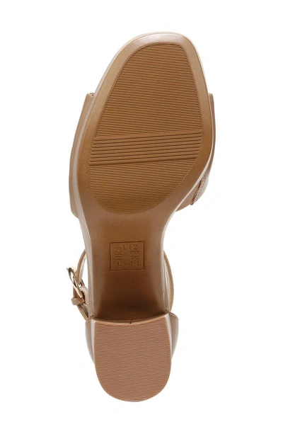 Naturalizer Pearlyn Ankle Strap Platform Sandal In Taupe Leather