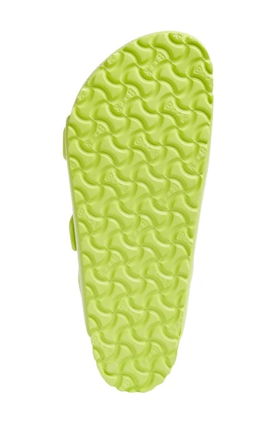 Shop Birkenstock Essentials Arizona Waterproof Slide Sandal In Active Lime