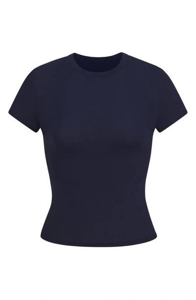 Shop Skims Fits Everybody T-shirt In Navy