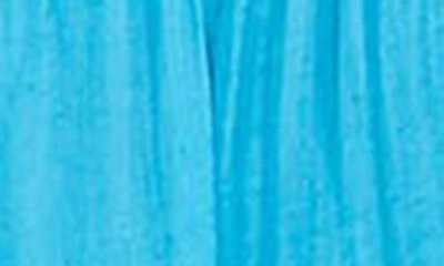Shop Steve Madden Prairie Dreams Flutter Sleeve Minidress In Aruba Blue