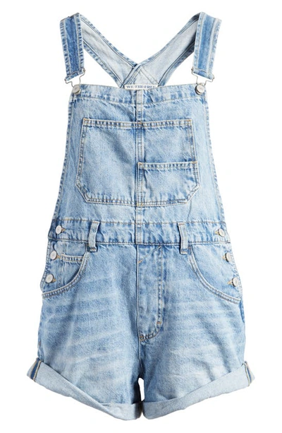 Free People Ziggy Cotton Denim Romper In Follow Your Heart