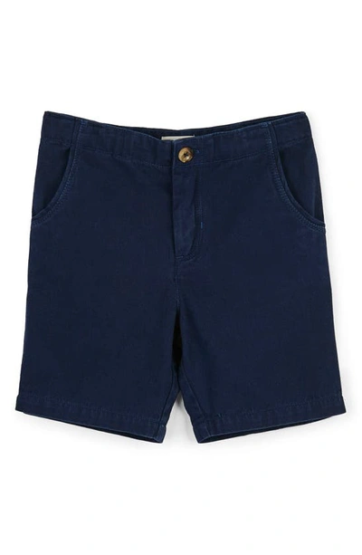 Shop Hatley Kids' Twill Shorts In Blue