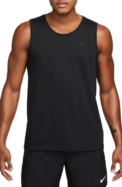 Shop Nike Dri-fit Primary Training Tank In Black/ Black