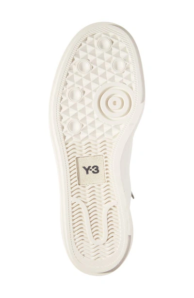Shop Y-3 Ajatu Court High Top Sneaker In Off White/white/white