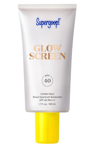 Shop Supergoop Glowscreen Broad Spectrum Sunscreen Spf 40, 1.7 oz In Golden Hour