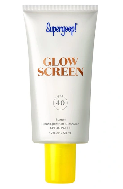 Shop Supergoop Glowscreen Broad Spectrum Sunscreen Spf 40, 1.7 oz In Sunset