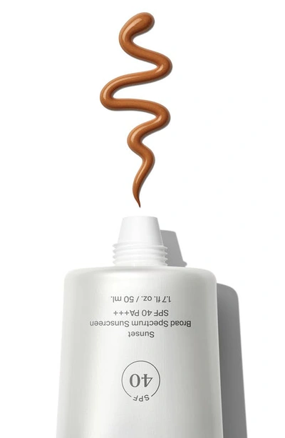 Supergoop ! Glowscreen Spf 40 Sunscreen With Hyaluronic Acid + Niacinamide 1.7 oz Sunset / 50 ml - Deep Bronze In Sunset