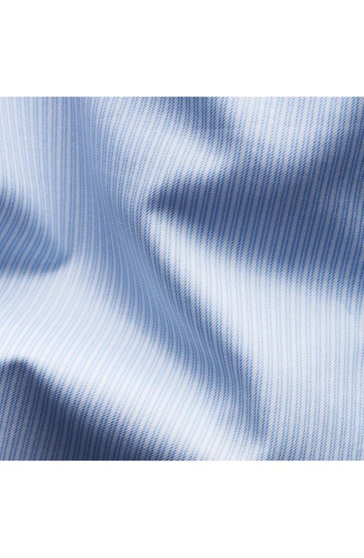 Shop Eton Contemporary Fit Dual Stripe Dress Shirt In Light/ Pastel Blue