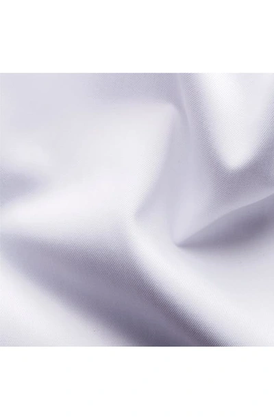 Eton Cotton Twill Floral Detail Contemporary Fit Dress Shirt In Natural