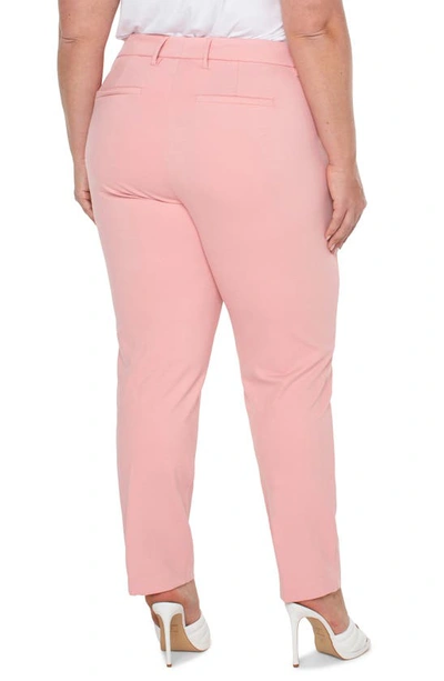 Shop Liverpool Los Angeles Liverpool Kelsey Ponte Knit Trousers In Pink Perfection