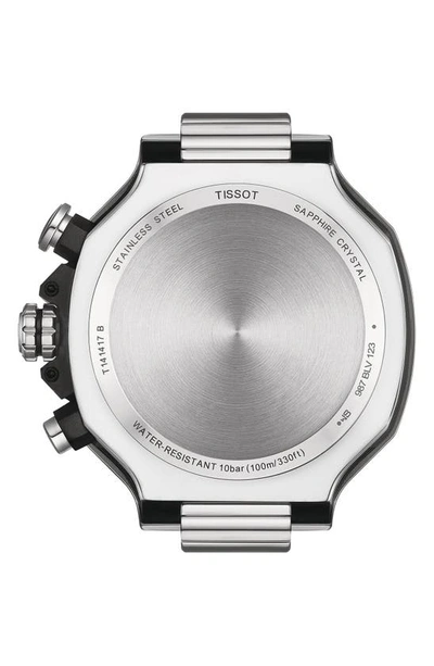 Shop Tissot T-race Chronograph Watch, 45mm In Black