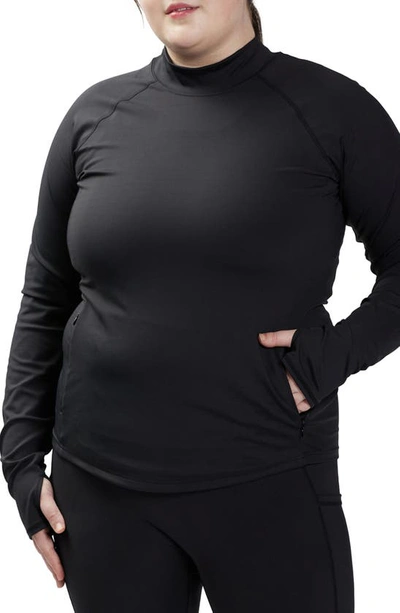 Shop Tomboyx Foundation Long Sleeve T-shirt In Black