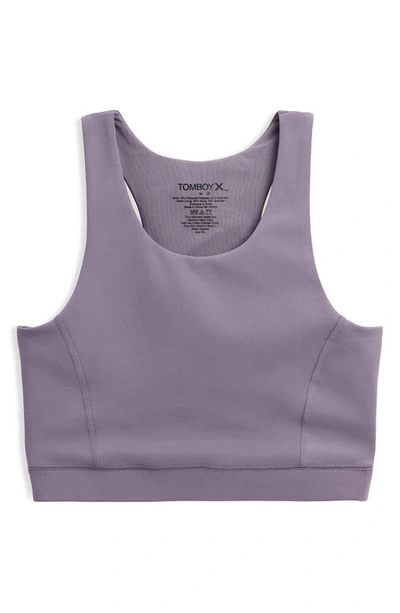 Shop Tomboyx Cutout Racerback Sports Bra With Hidden Pocket In Runners High