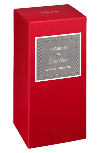 Shop Cartier Pasha De  Eau De Toilette, 3.3 oz