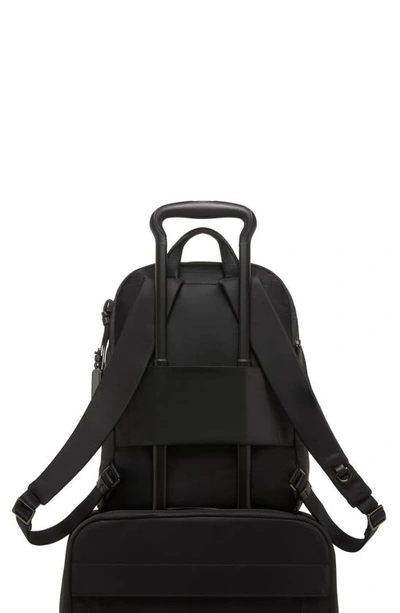 Shop Tumi Voyageur Halsey Backpack In Black/ Gunmetal
