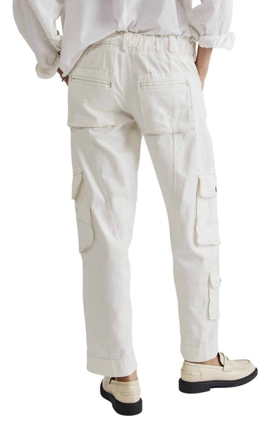 Shop Free People Tahiti Herringbone Cargo Pants In Tofu