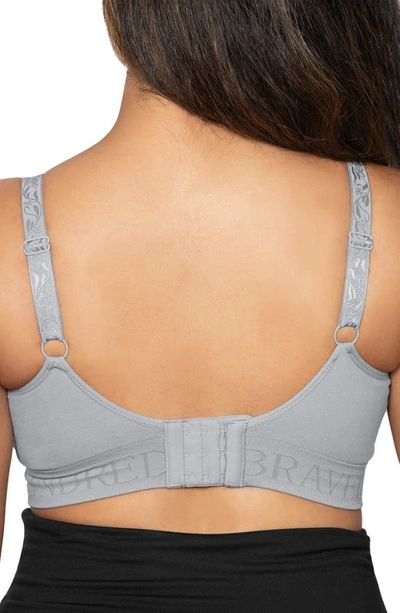 Shop Kindred Bravely Simply Sublime Seamless Nursing Bra In Grey