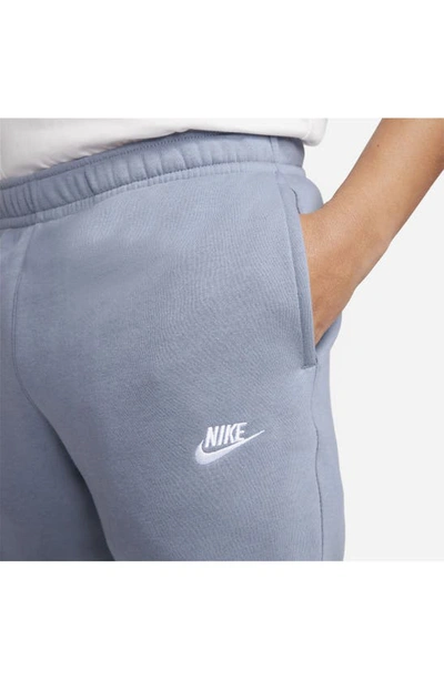 Shop Nike Club Pocket Fleece Joggers In Slate/ White
