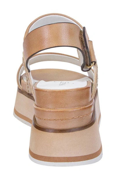 Shop Naked Feet Dimension Platform Slingback Sandal In Ecru