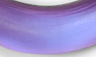 Shop Alexis Bittar Lucite® Crescent Pendant Necklace In Techno Purple